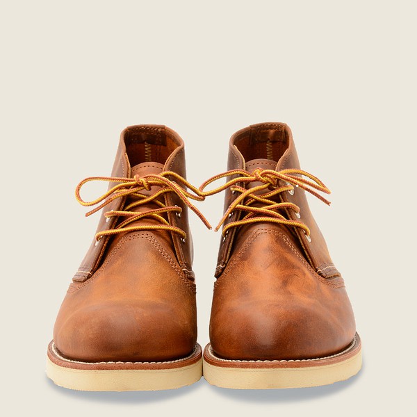 Zapatos Red Wing Heritage Hombre Marrom - Work - Chukkar Rough & Tough Cuero - 418-ZNCQXD